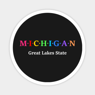 Michigan, USA. Great Lake State Magnet